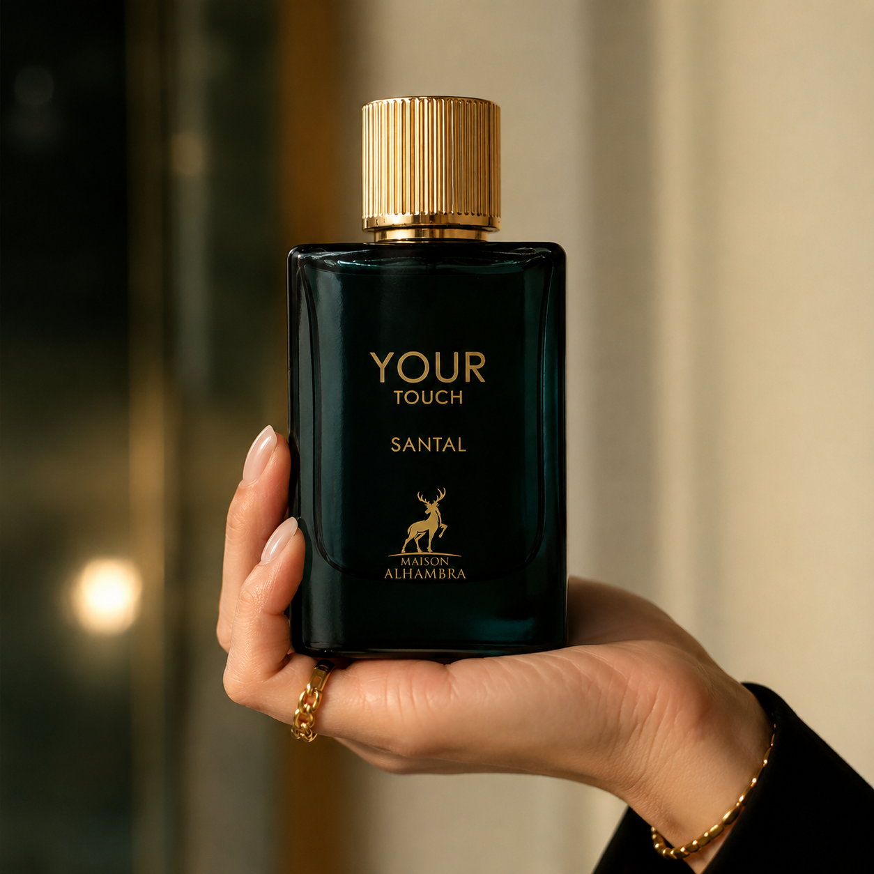 Maison Alhambra Your Touch Santal Eau de Parfum Spray for Unisex 3.4 Ounce