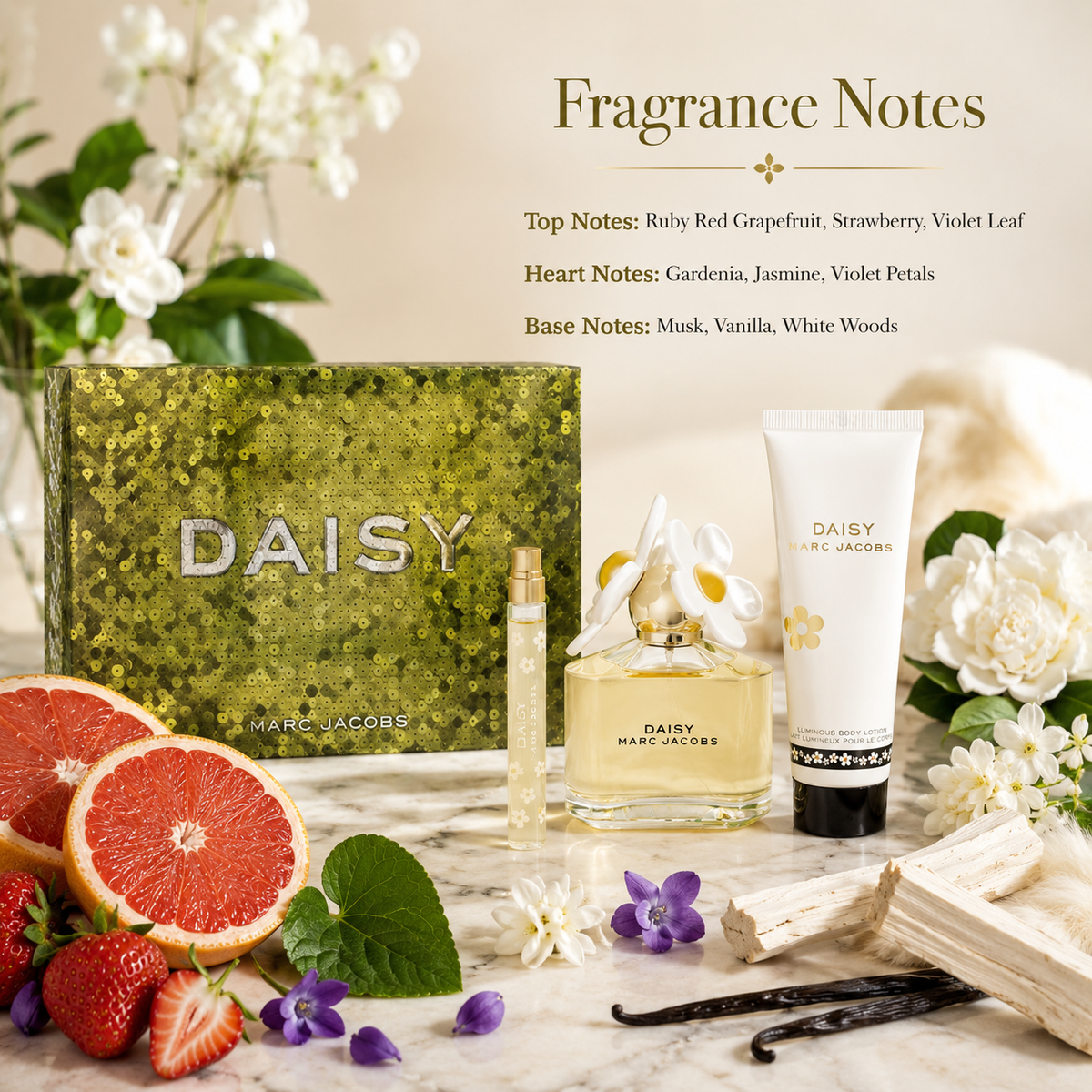 Marc Jacobs Daisy 3-Piece Gift Set for Women