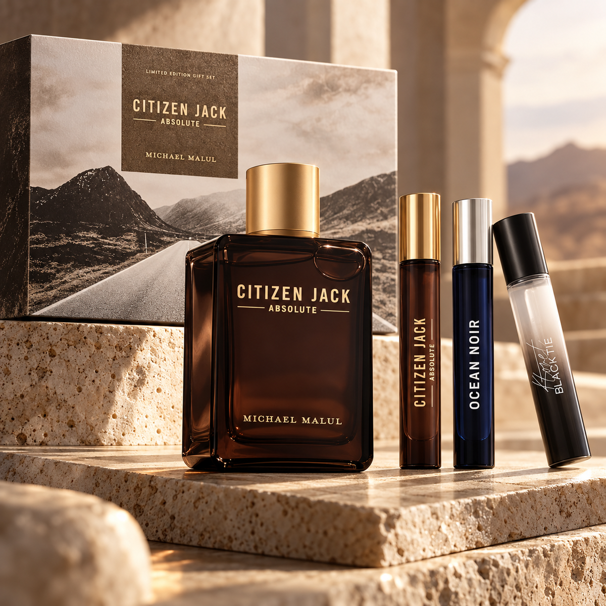 Michael Malul Citizen Jack Absolute 4-Piece Gift Set for Men