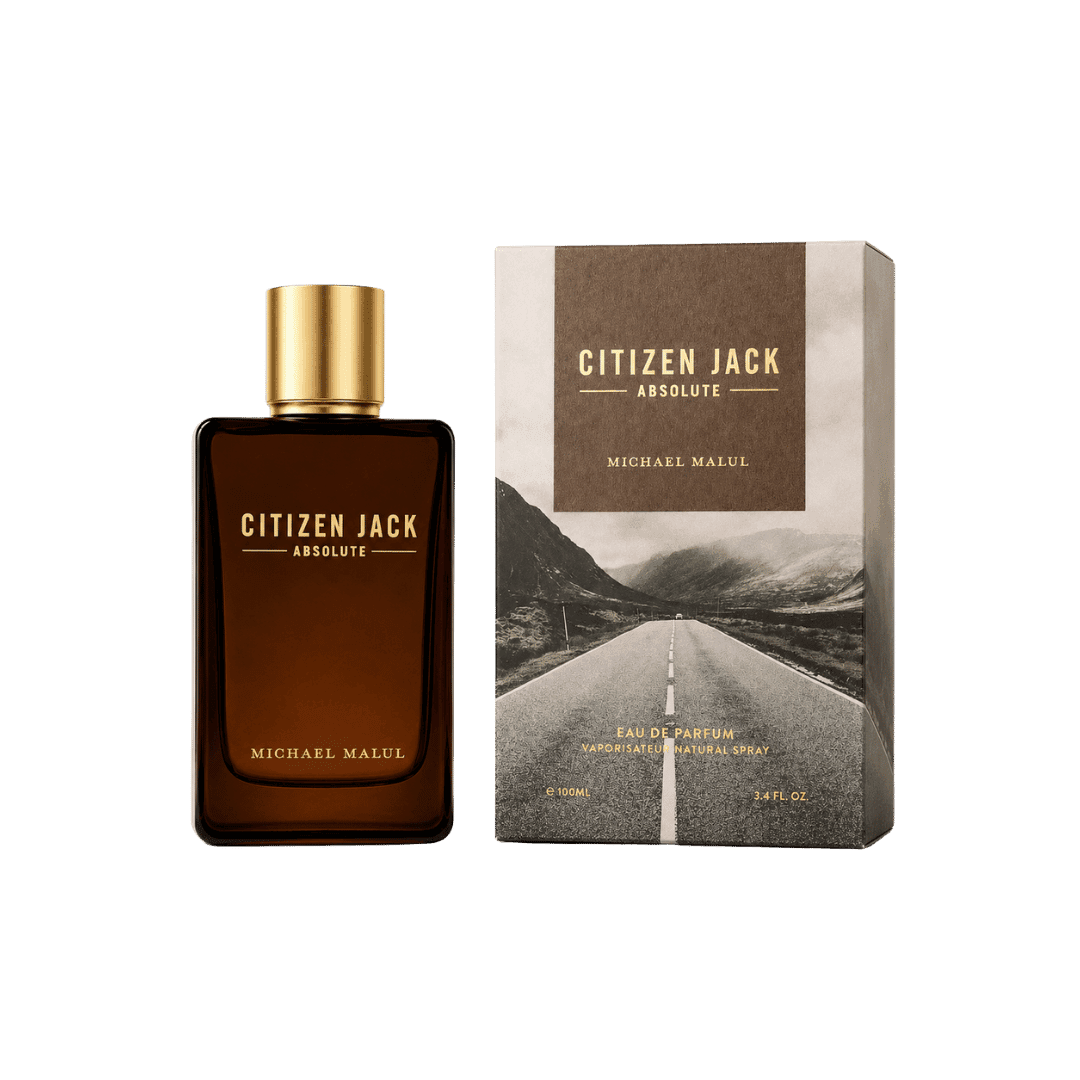 Michael Malul Citizen Jack Absolute 3.4 oz Eau de Parfum bottle with retail box
