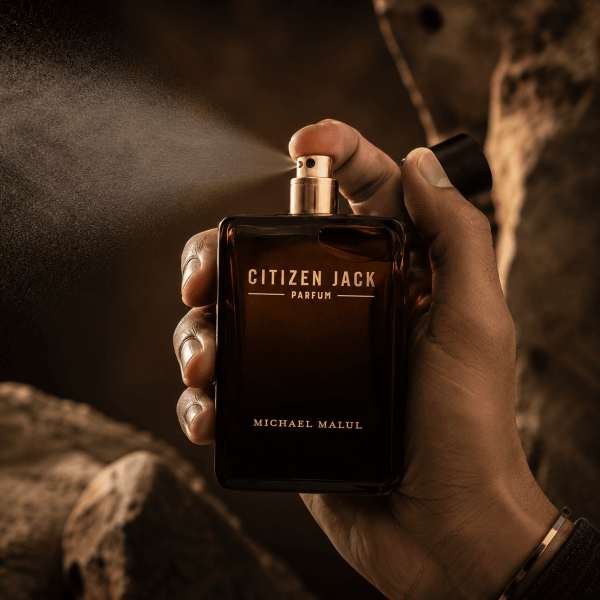 Michael Malul Citizen Jack Parfum fragrance notes with bergamot, melon, sage, vanilla, tonka bean and sandalwood