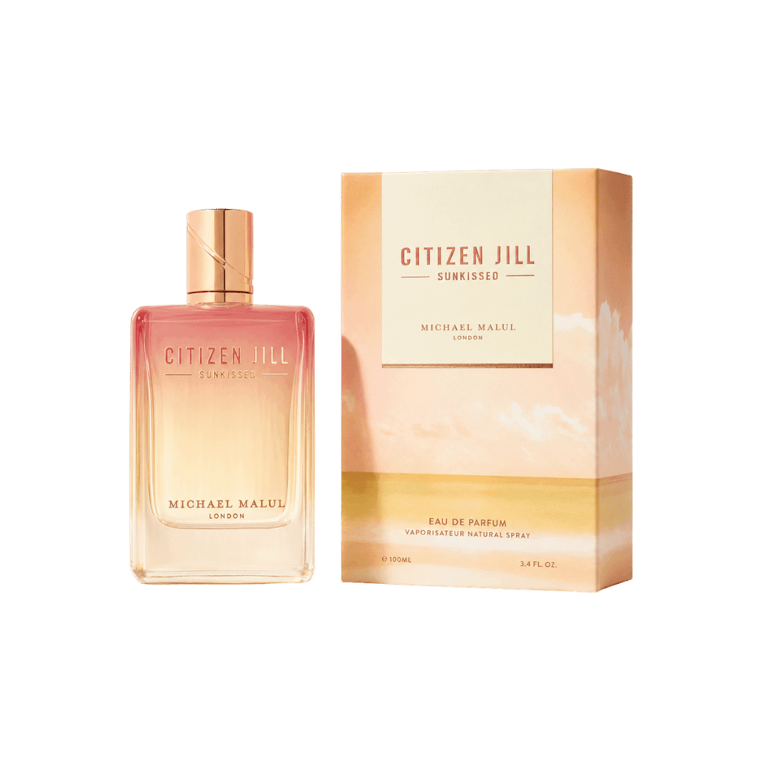 Michael Malul Citizen Jill Sunkissed 3.4 oz Eau de Parfum bottle with retail box