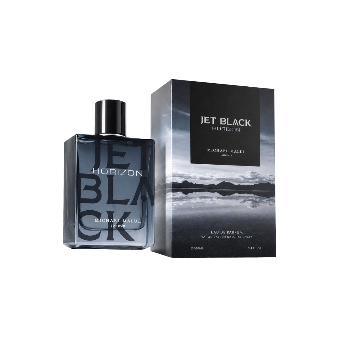 Michael Malul Jet Black Horizon Eau de Parfum for Men 3.4 Ounce
