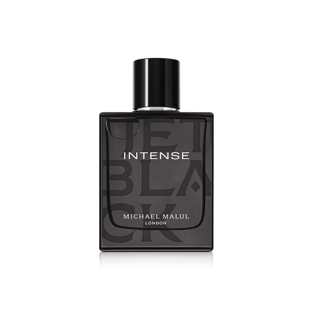 Michael Malul Jet Black Intense Eau de Parfum for Men 3.4 Ounce