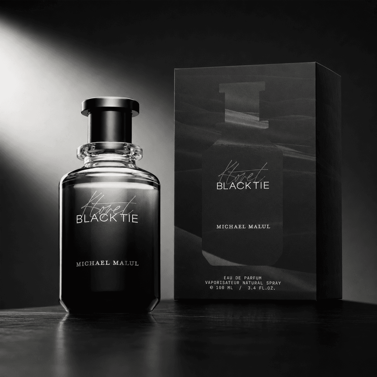 Michael Malul Ktoret 511 Black Tie Eau de Parfum for Men 3.4 Ounce