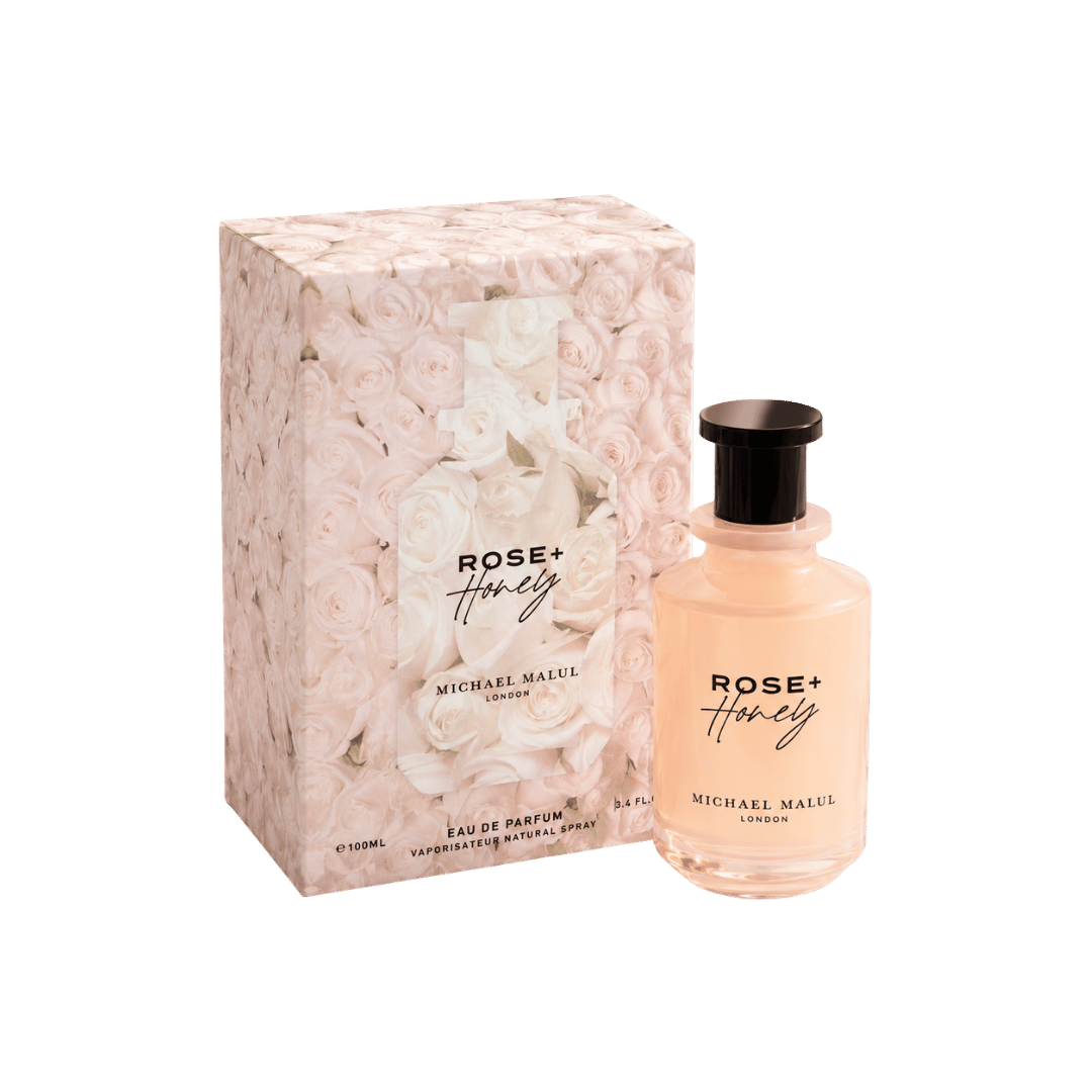 Michael Malul Rose + Honey Eau de Parfum for Women 3.4 Ounce