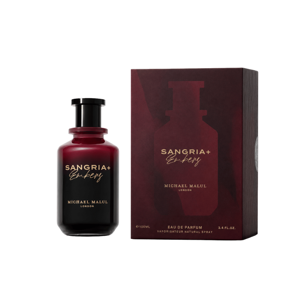 Michael Malul Sangria+Embers Eau de Parfum for Men 3.4 Ounce
