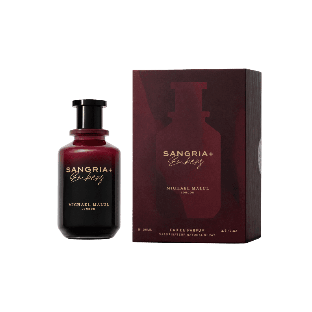 Michael Malul Sangria+Embers Eau de Parfum for Men 3.4 Ounce