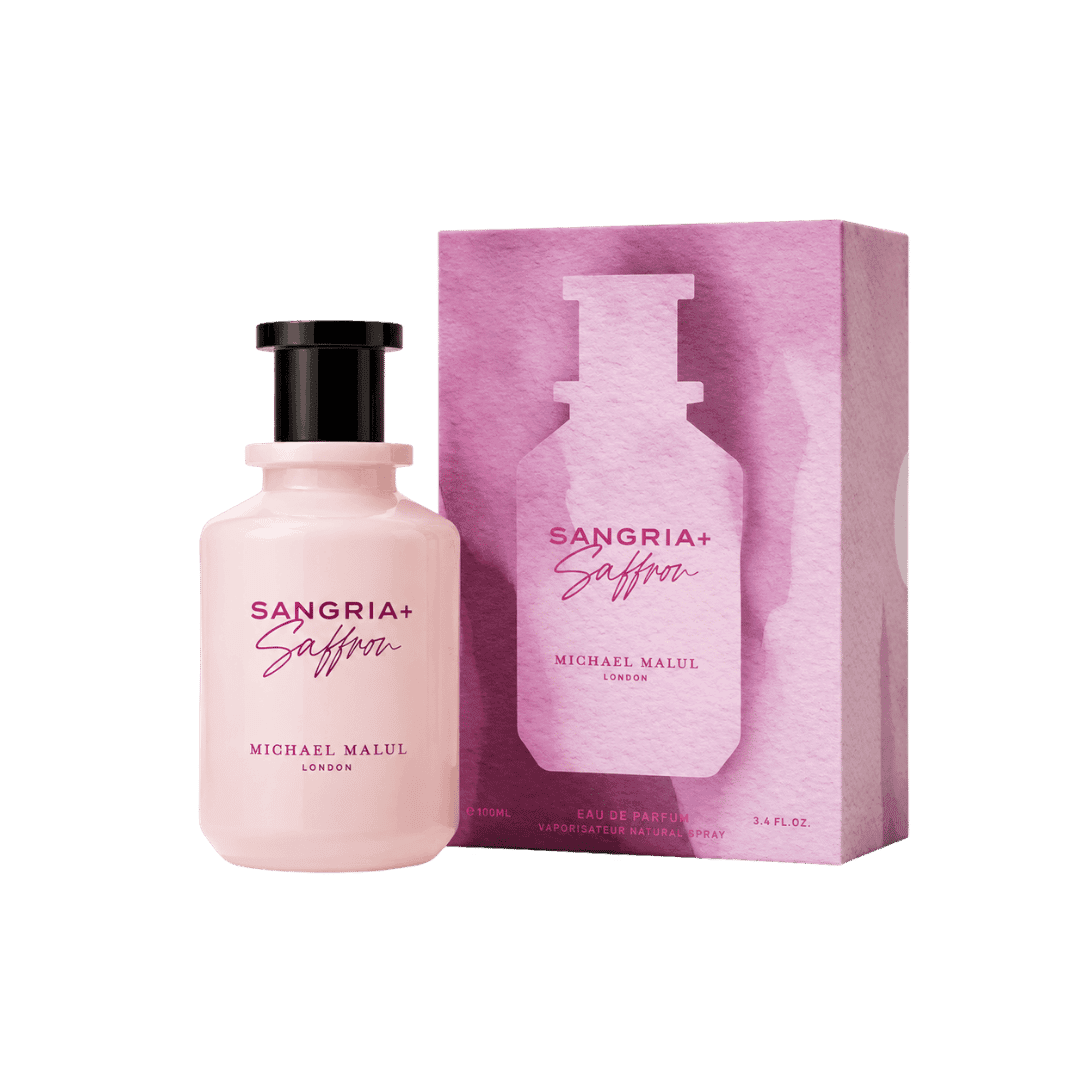 Michael Malul Sangria+Saffron Eau de Parfum for Women 3.4 Ounce