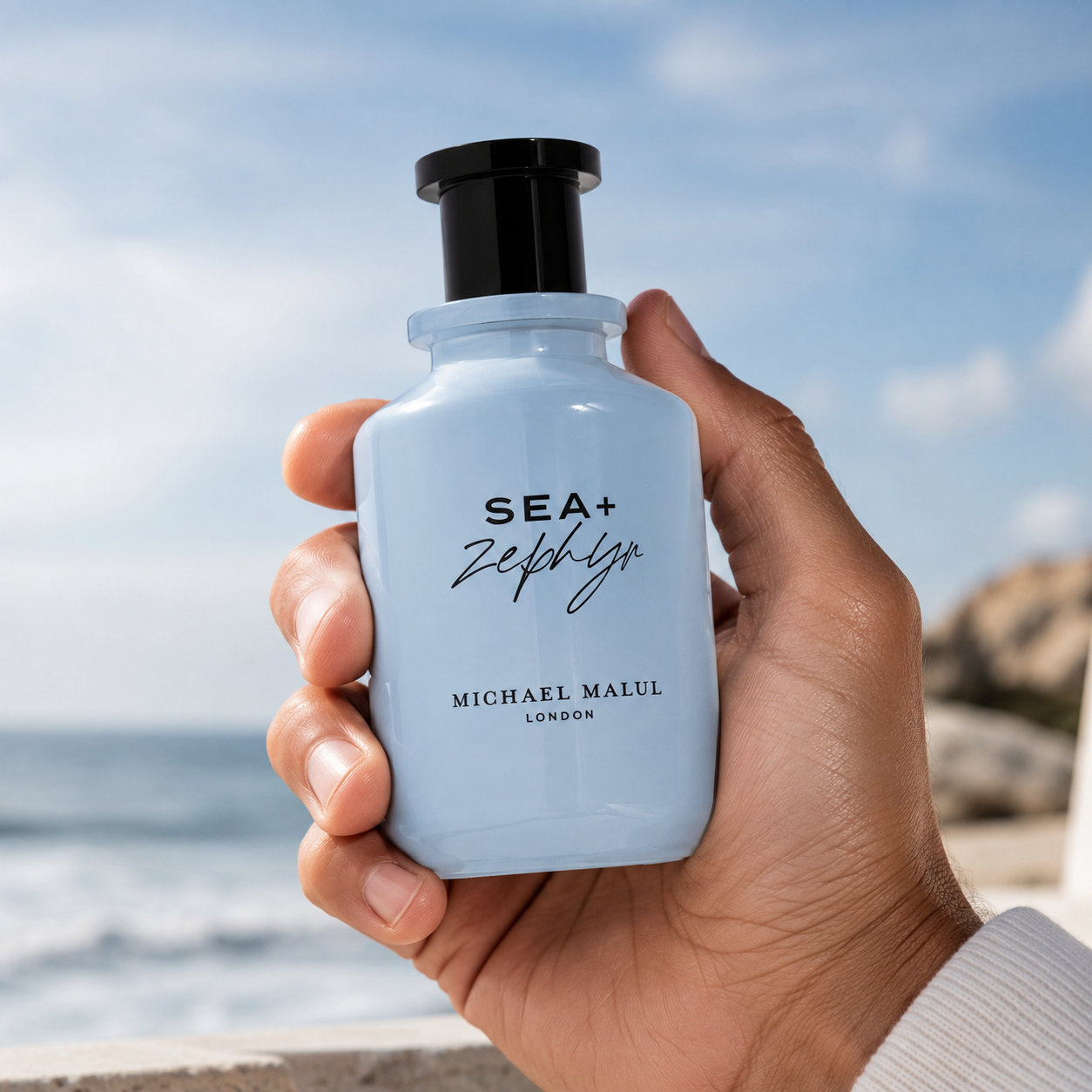 Michael Malul Sea + Zephyr Eau de Parfum for Men 3.4 Ounce