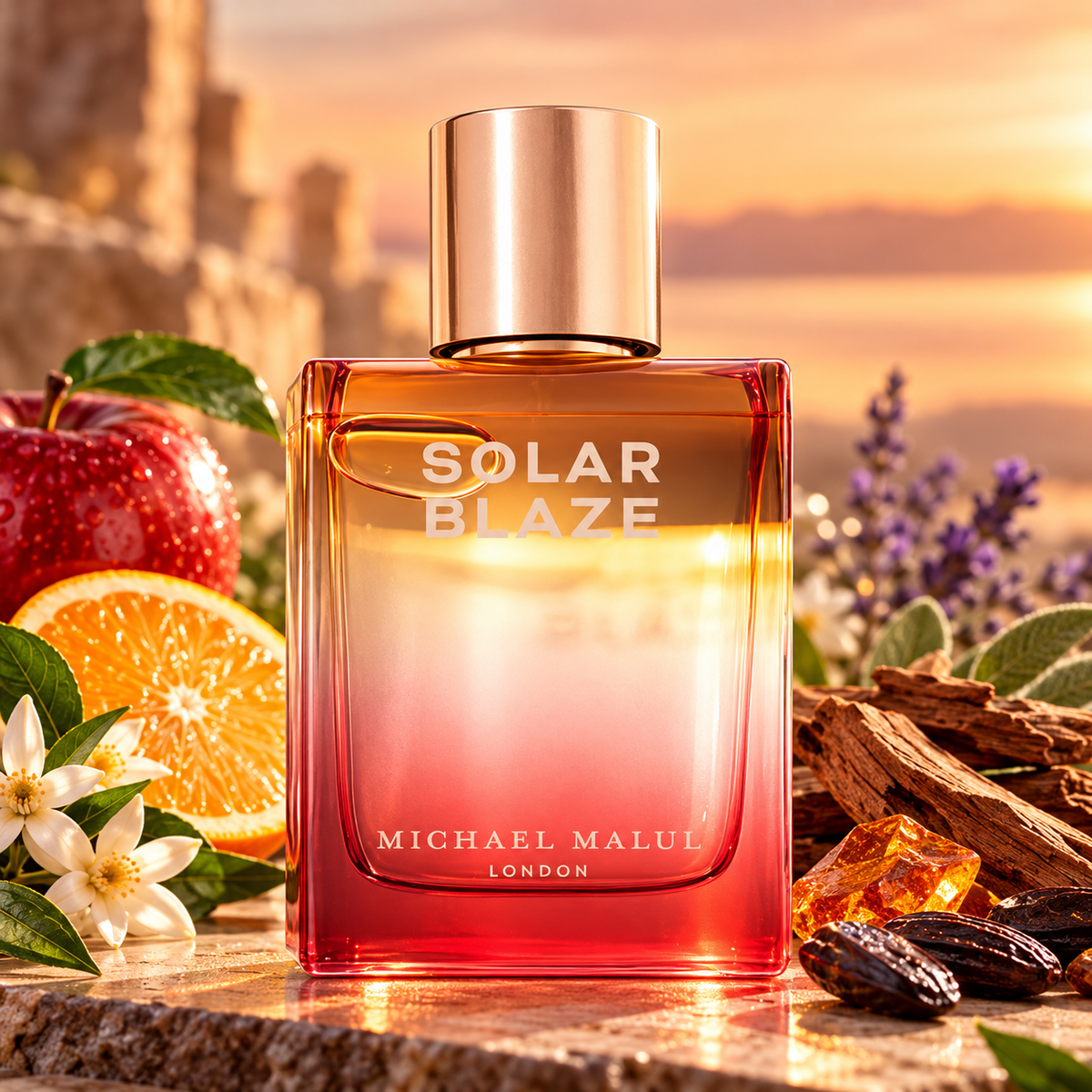 Michael Malul Solar Blaze Eau de Parfum for Unisex 3.4 Ounce
