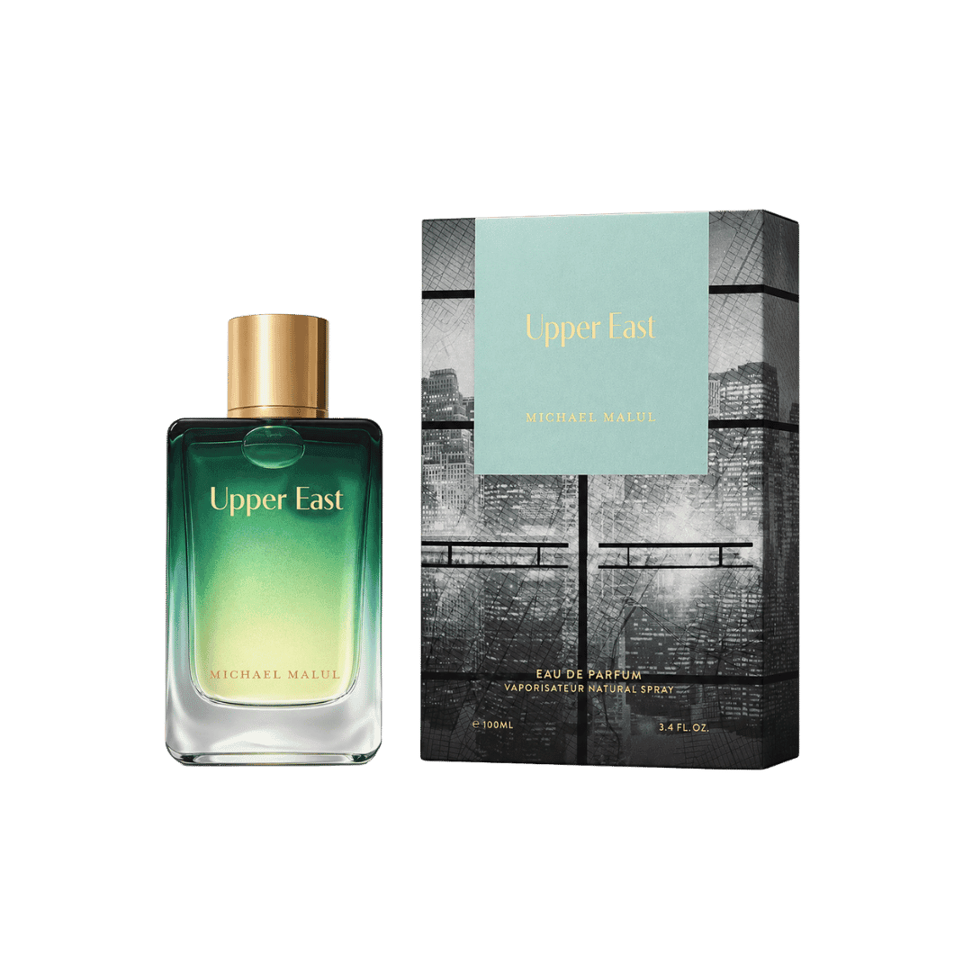 Michael Malul Upper East 3.4 oz Eau de Parfum bottle with retail box