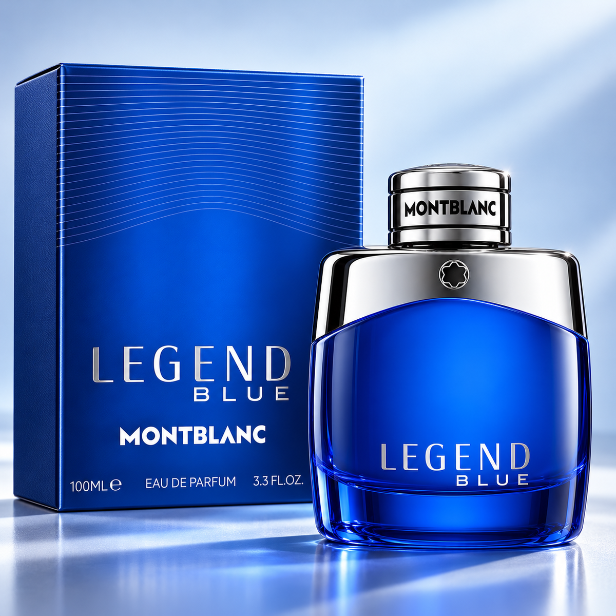 Mont Blanc Legend Blue Eau de Parfum for Men 3.3 Ounce