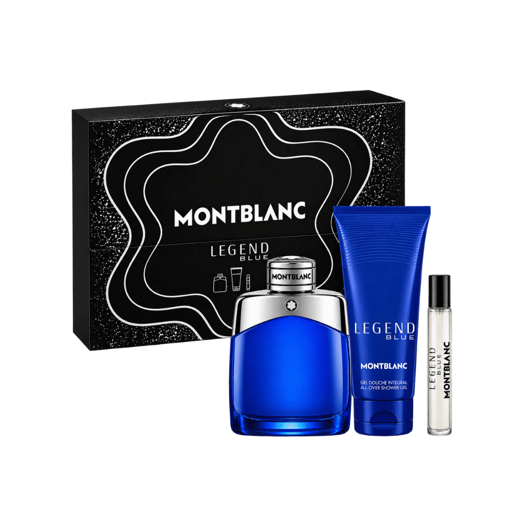 Mont Blanc Legend Blue 3-Piece Gift Set for Men