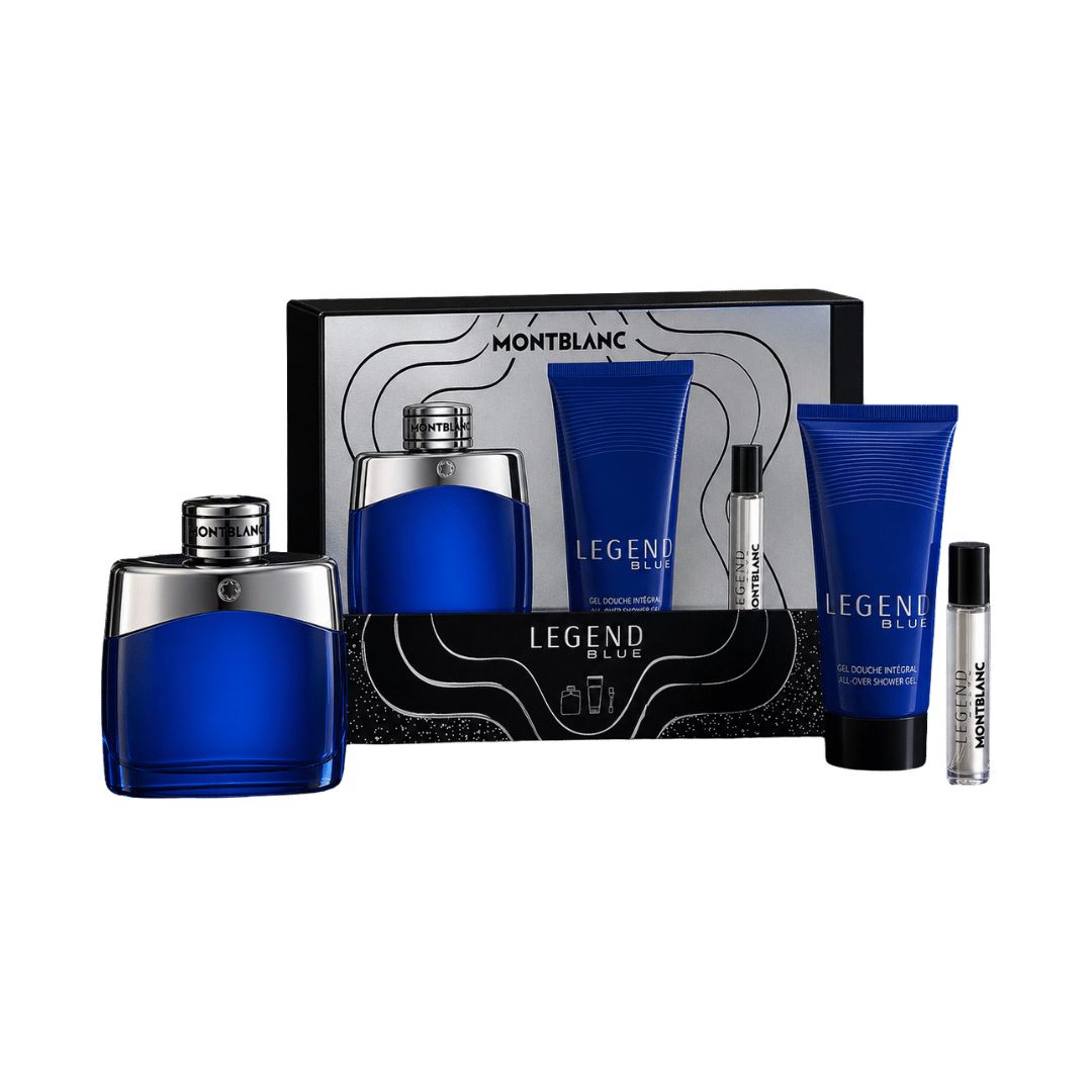 Mont Blanc Legend Blue 3-Piece Gift Set for Men