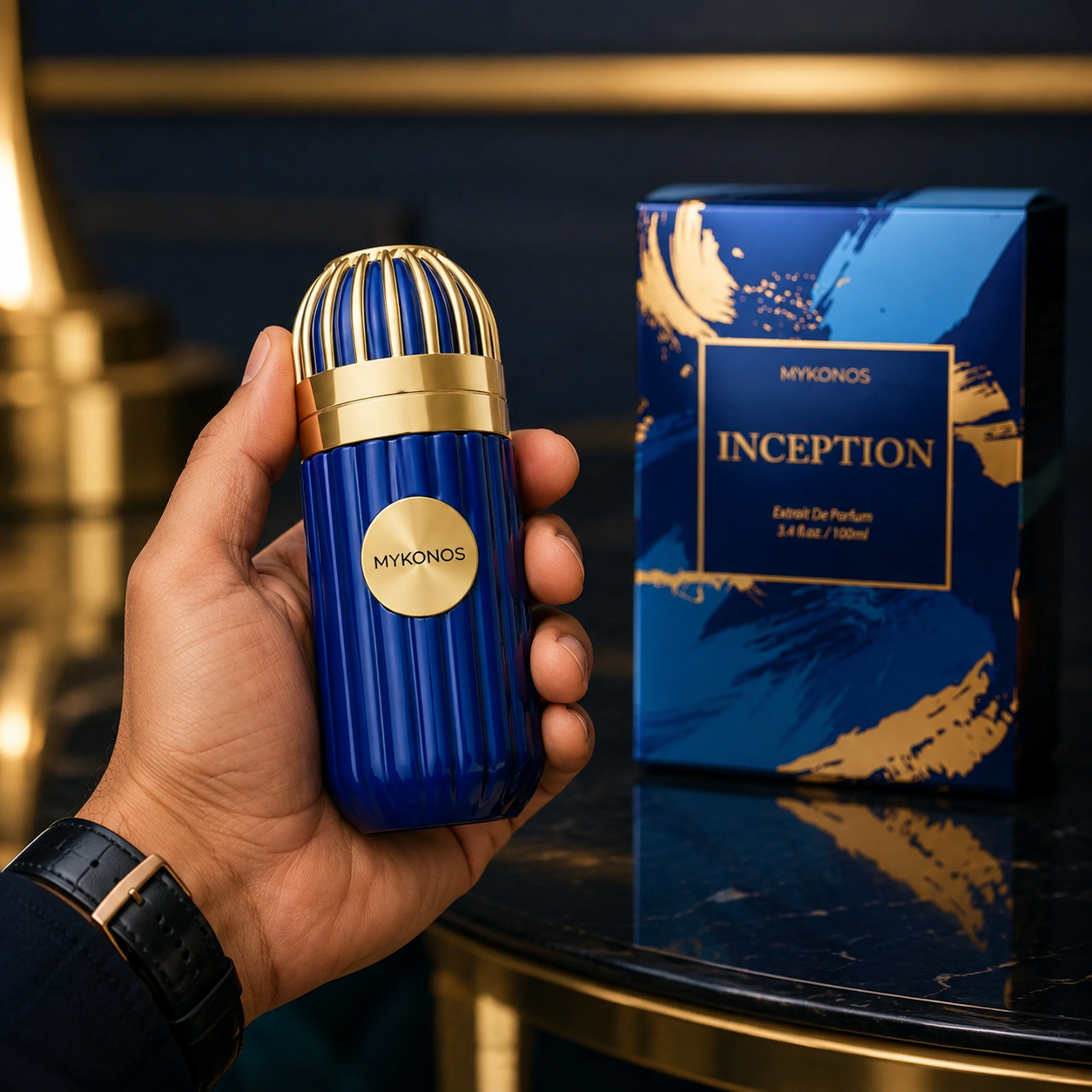Mykonos Inception Extrait de Parfum for Unisex 3.4 Ounce