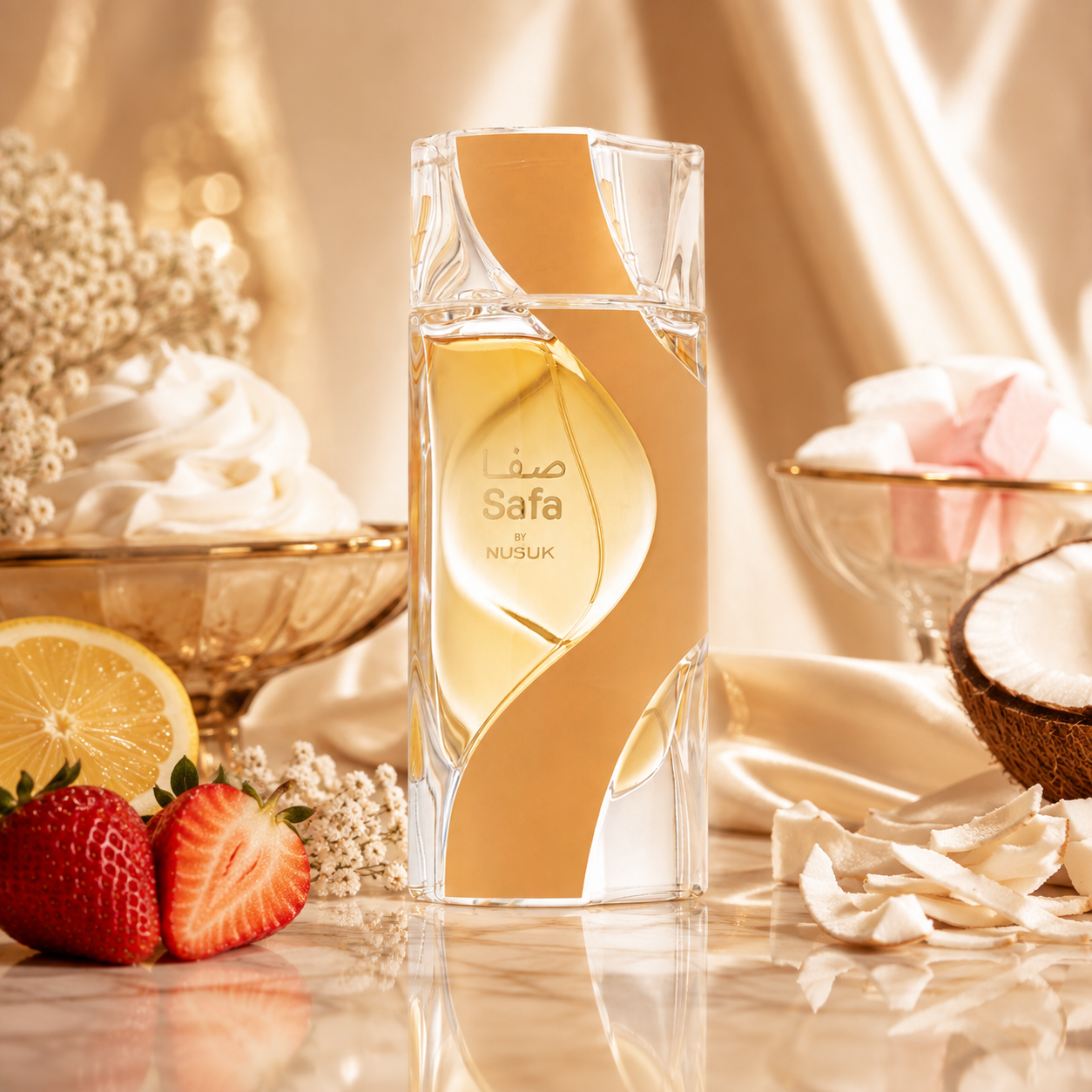 Nusuk Safa Eau de Parfum Spray for Unisex,3.4 Ounce