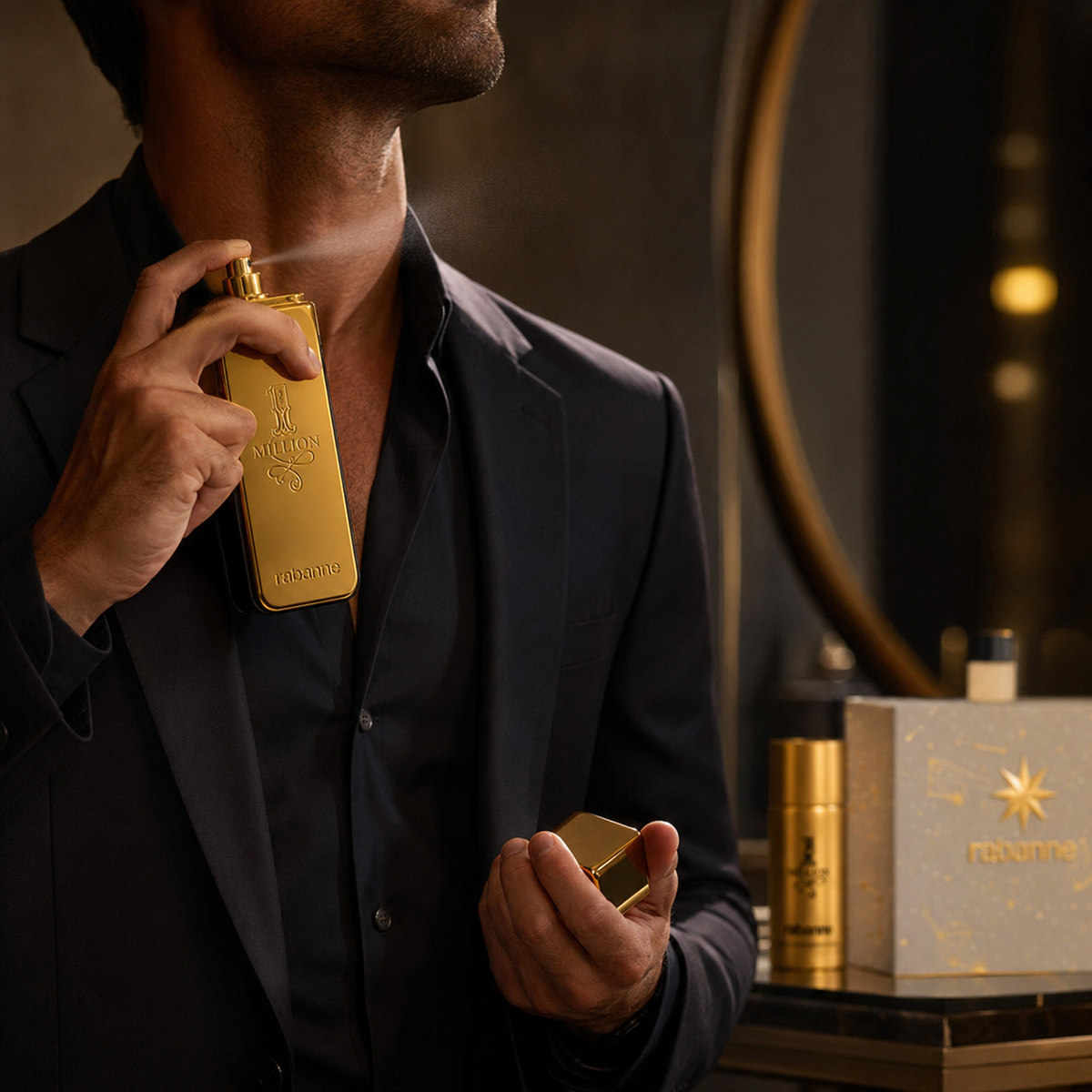Paco Rabanne 1 Million 2-Piece Gift Set for Men (with Deodorant Spray)