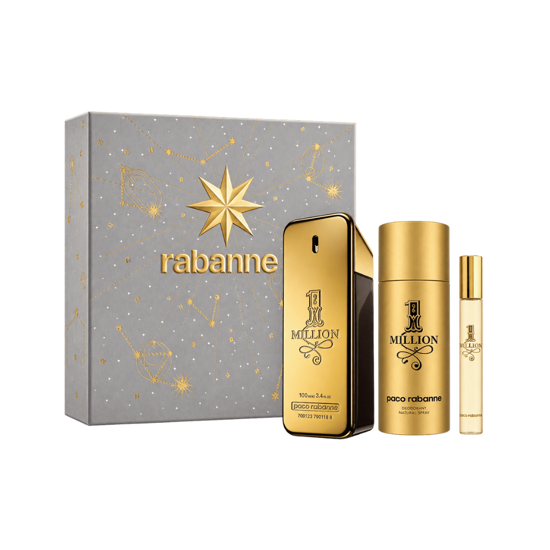 Paco Rabanne 1 Million Elixir 3-Piece Gift Set for Men (Travel Spray Edition)