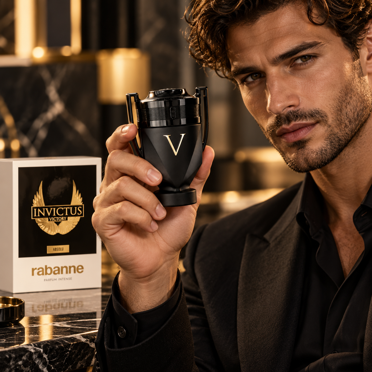 Paco Rabanne Invictus Victory Absolu Eau de Parfum for Men 3.4 Ounce