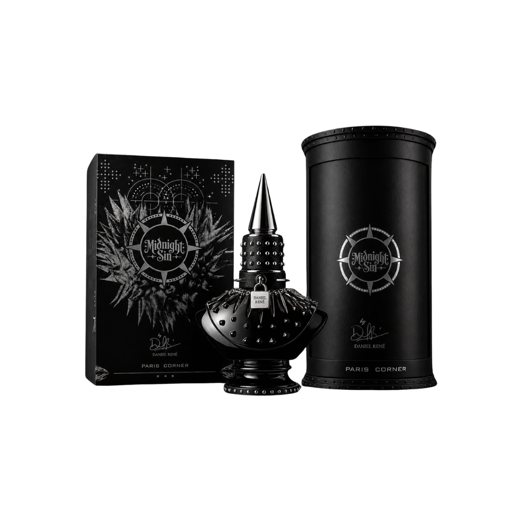 Paris Corner Midnight Sin For Unisex Eau de Parfum Spray, 3.4 Ounce
