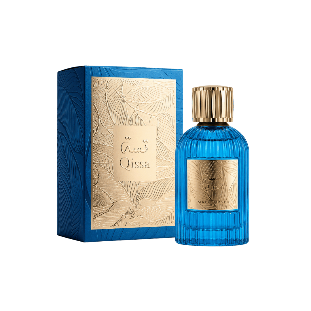 Paris Corner Qissa Blue Eau De Parfum Spray For Unisex, 3.4 Ounce