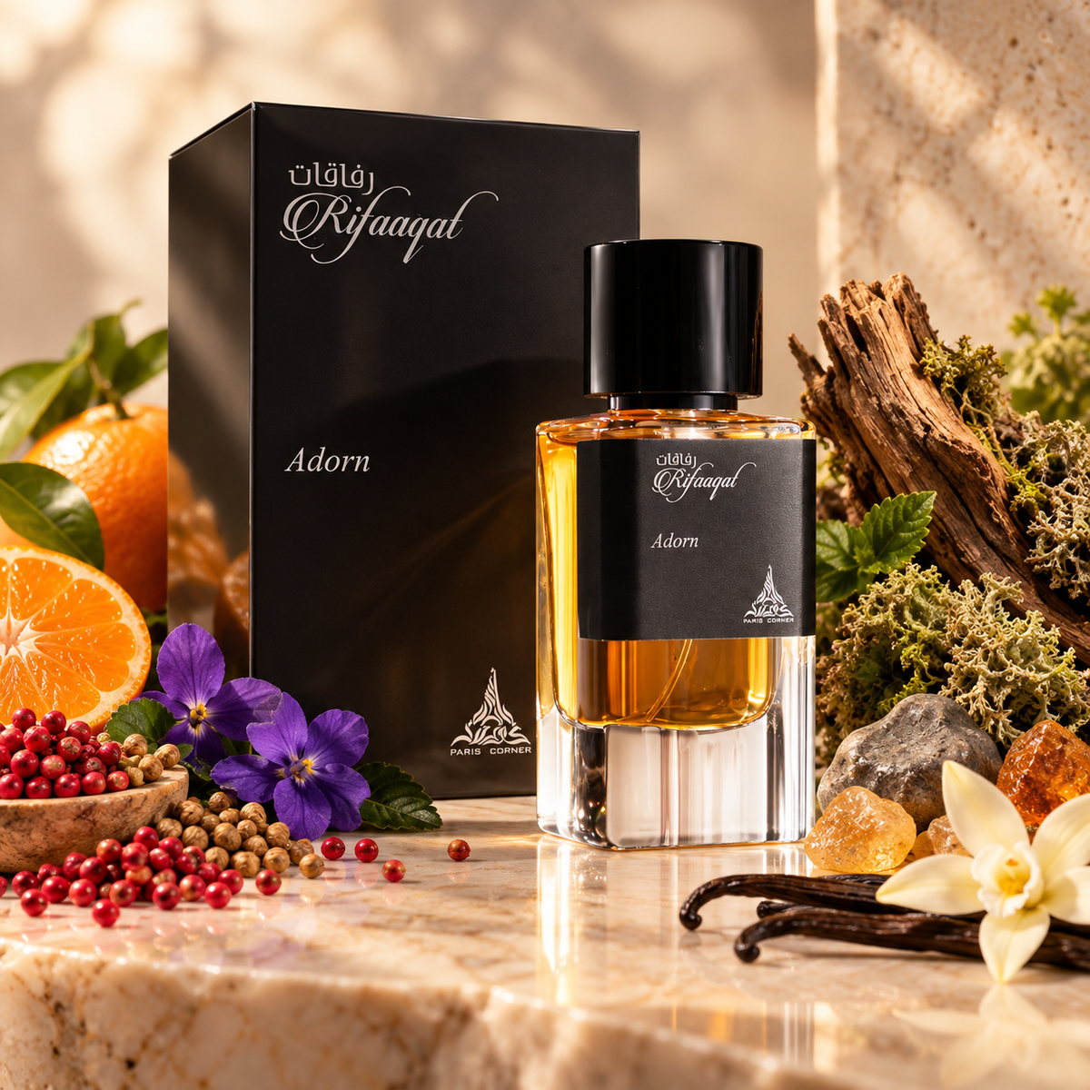 Paris Corner Rifaaqat Adorn Eau de Parfum for Unisex