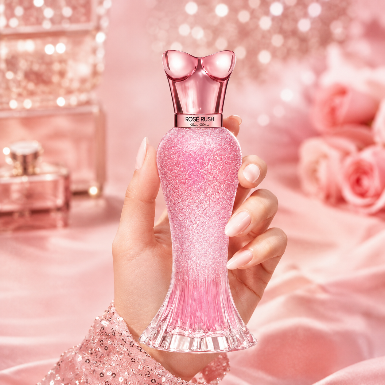 Paris Hilton Rose Rush Eau de Parfum for Women 3.4 Ounce