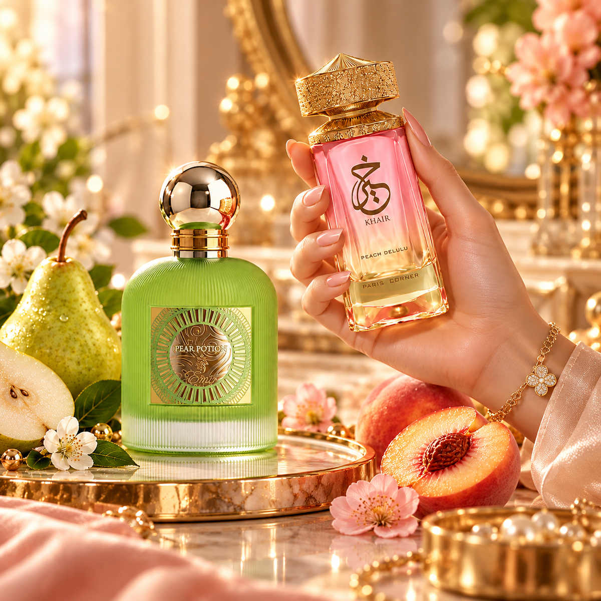 Peach Delulu + Pear Portion 2-Piece Fragrance Bundle for Women