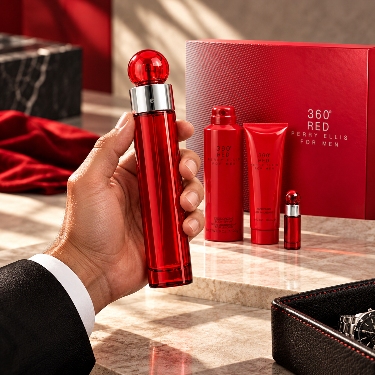 Perry Ellis 360 4-Piece Gift Set for Men