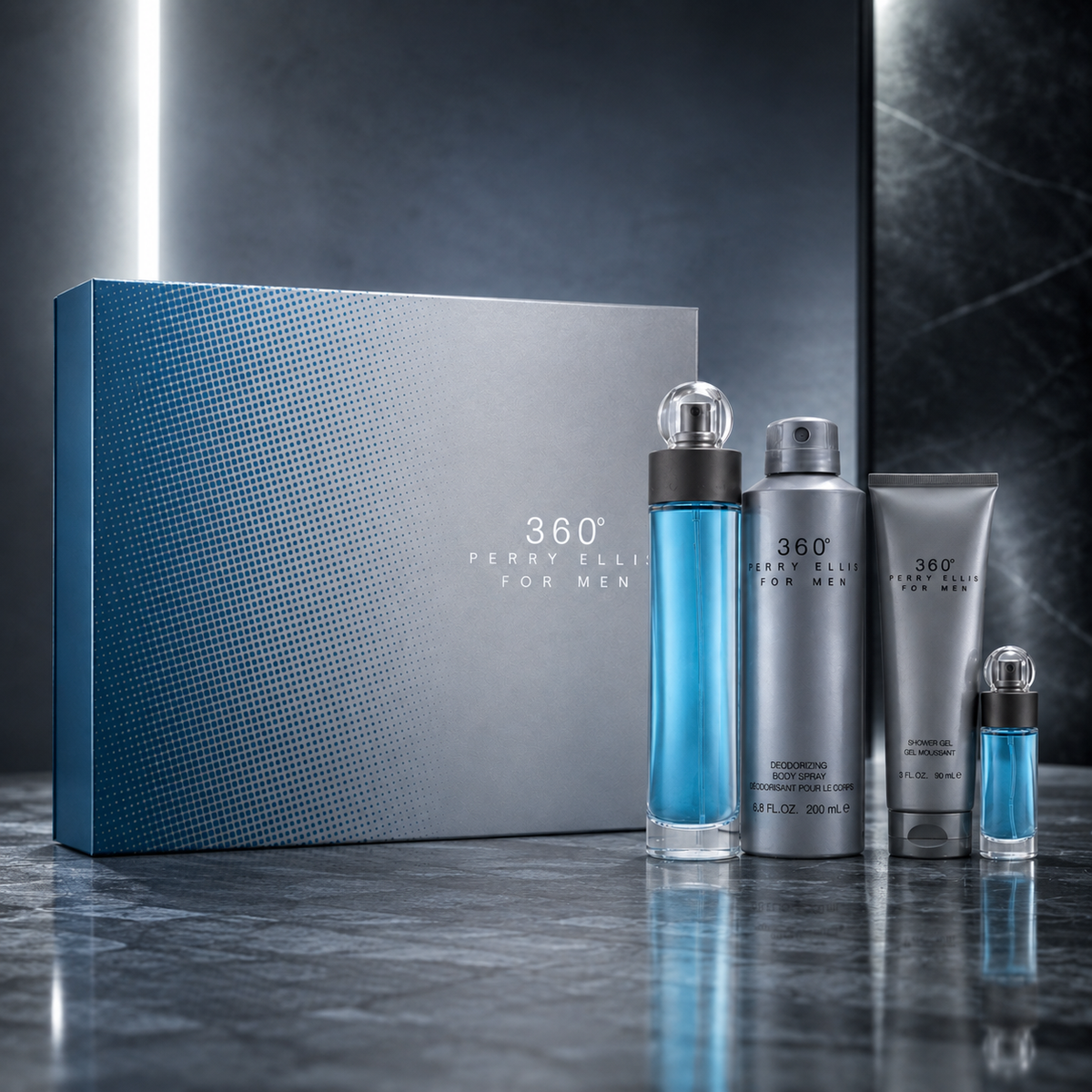 Perry Ellis 360 4-Piece Gift Set for Men