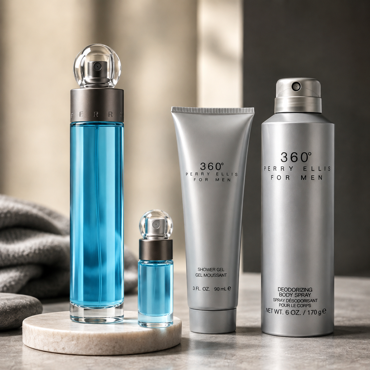 Perry Ellis 360 4-Piece Gift Set for Men
