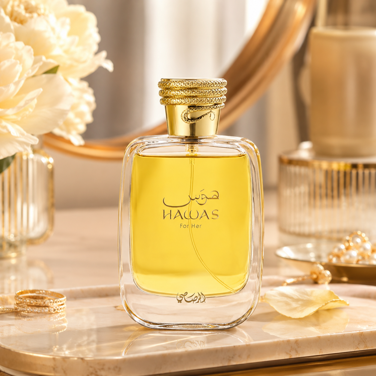 RASASI Hawas Eau de Parfum Spray For Her 3.4 Ounce
