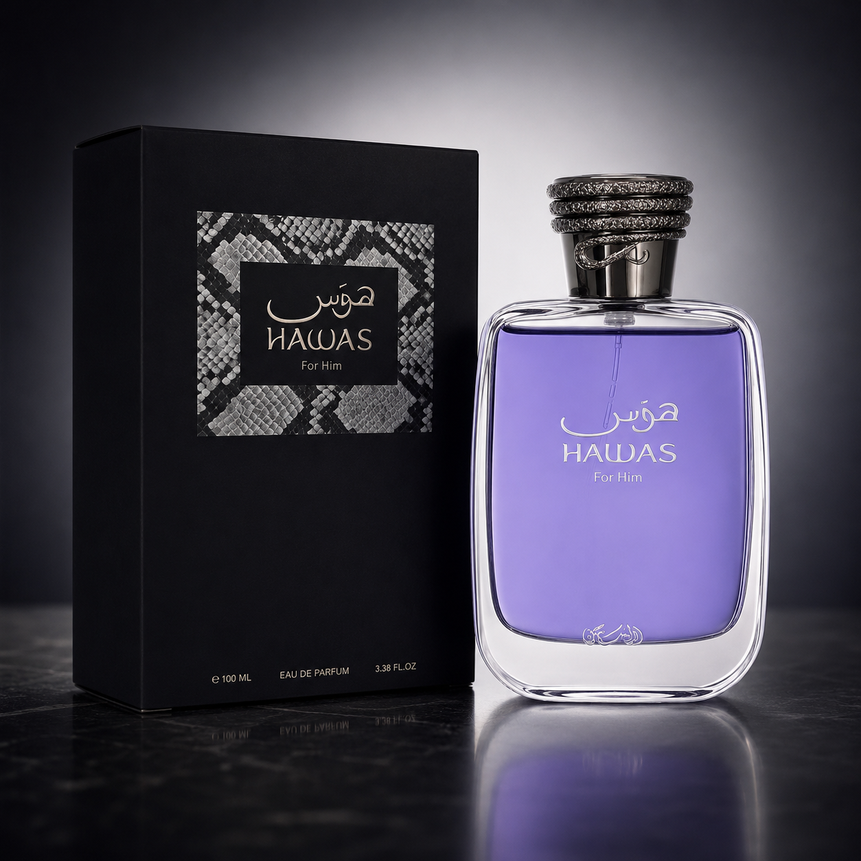 RASASI Hawas For Men Eau de Parfum Spray 3.4 Oz