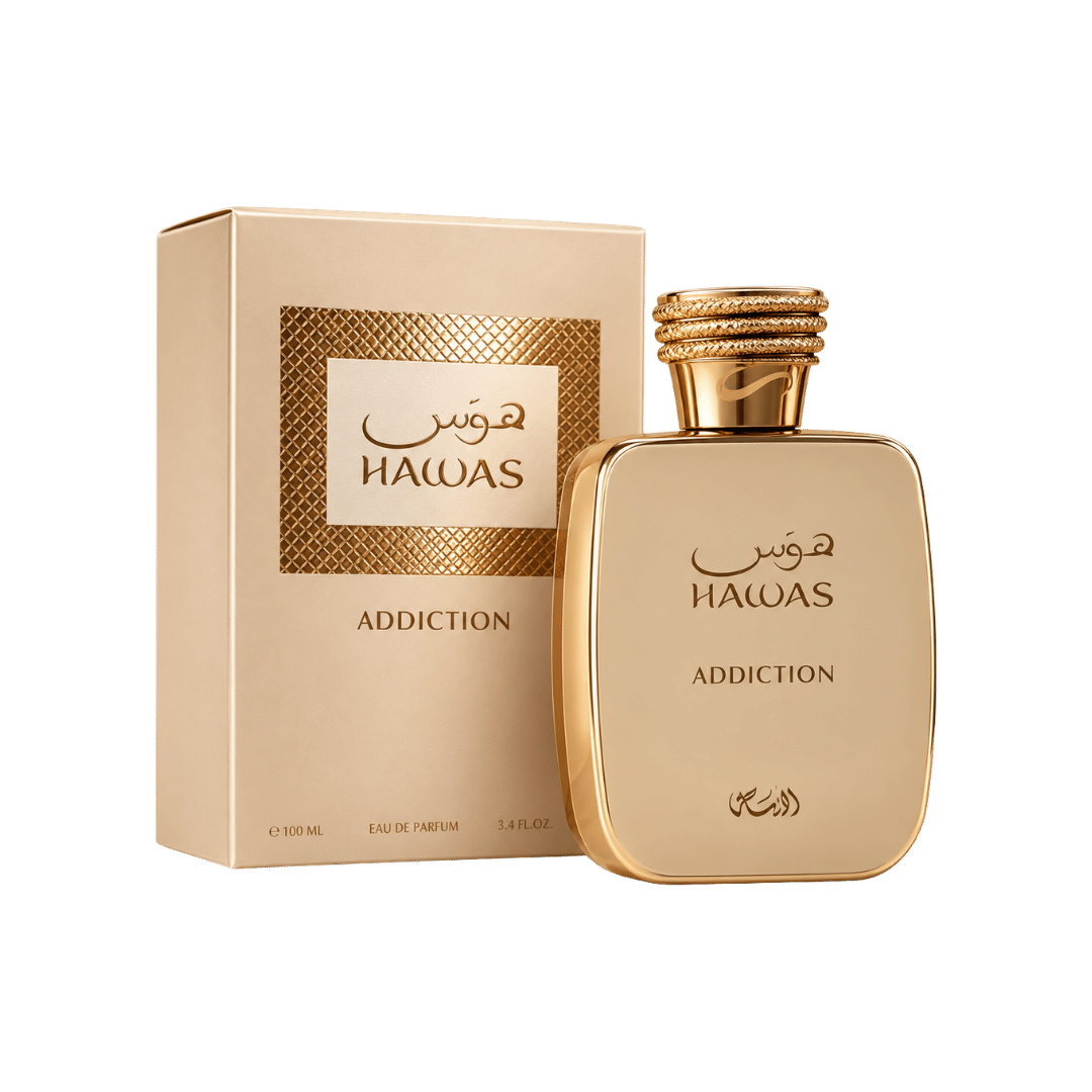 Rasasi Hawas Addiction Eau de Parfum Spray for Unisex 3.4 Ounce