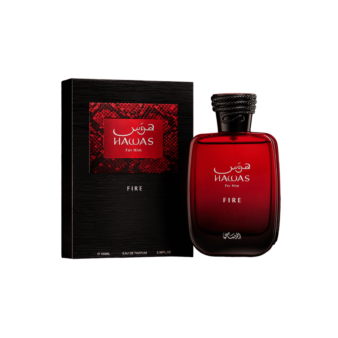 Rasasi Hawas Fire Eau de Parfum Spray for Men 3.4 Ounce