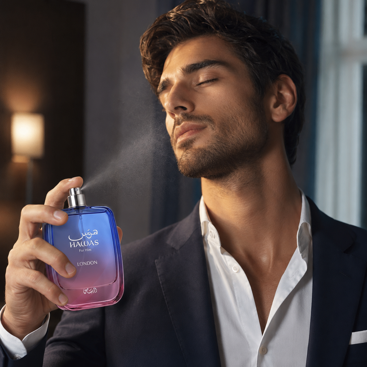 Rasasi Hawas London Eau de Parfum for Men 3.4 Ounce