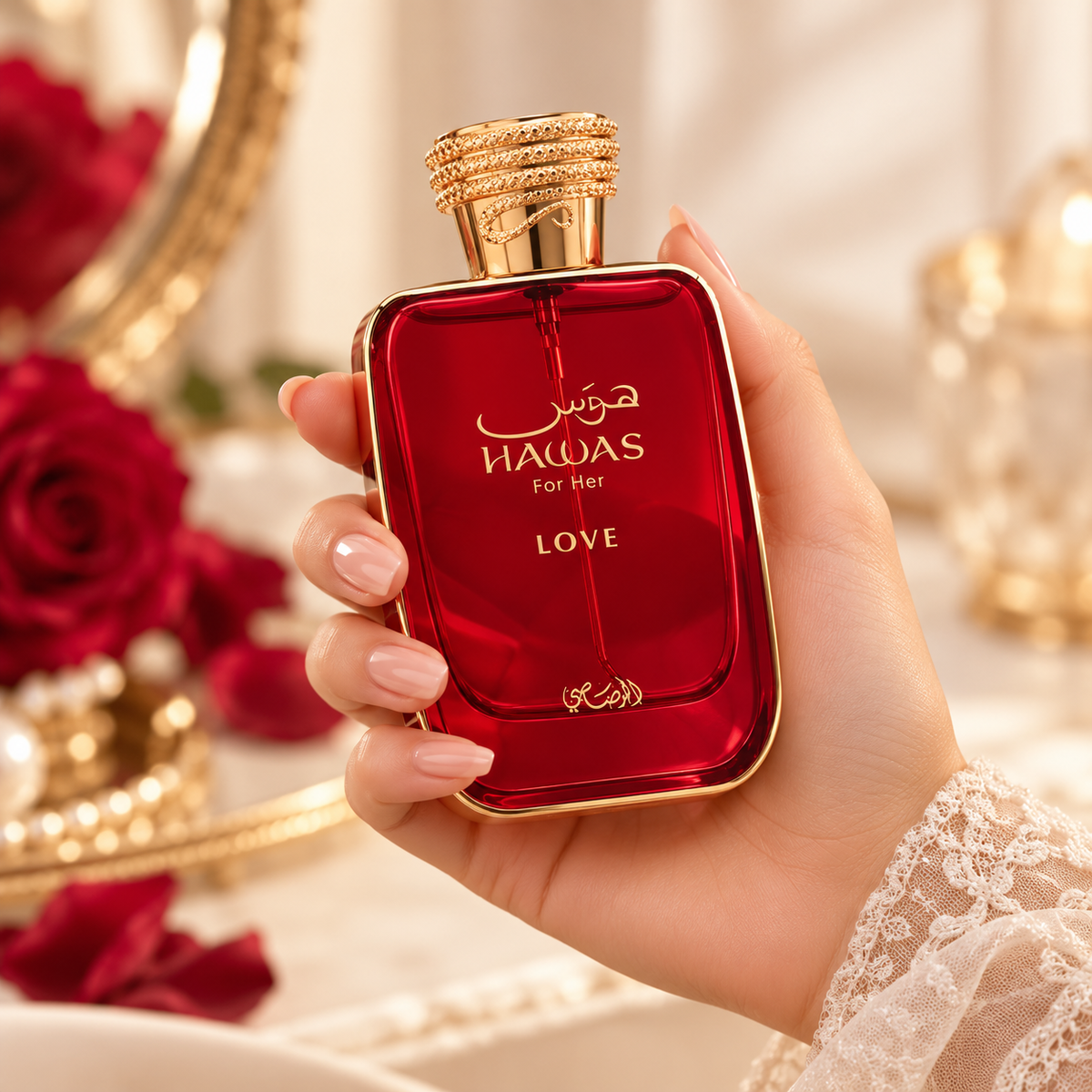 Rasasi Hawas Love For Her Eau de Parfum for Women 3.4 Ounce