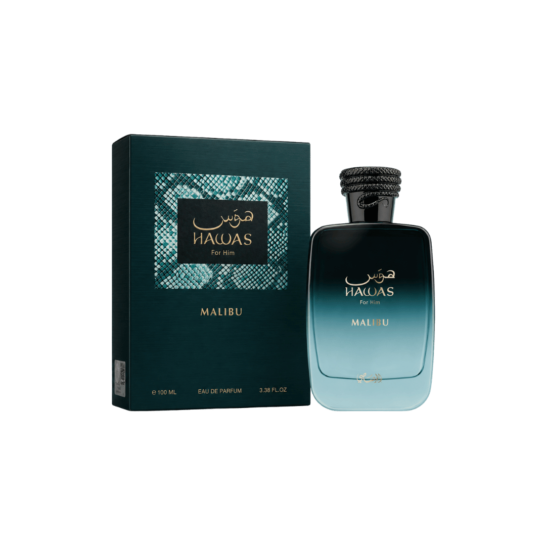 Rasasi Hawas Malibu Eau de Parfum Spray for Unisex 3.4 Ounce