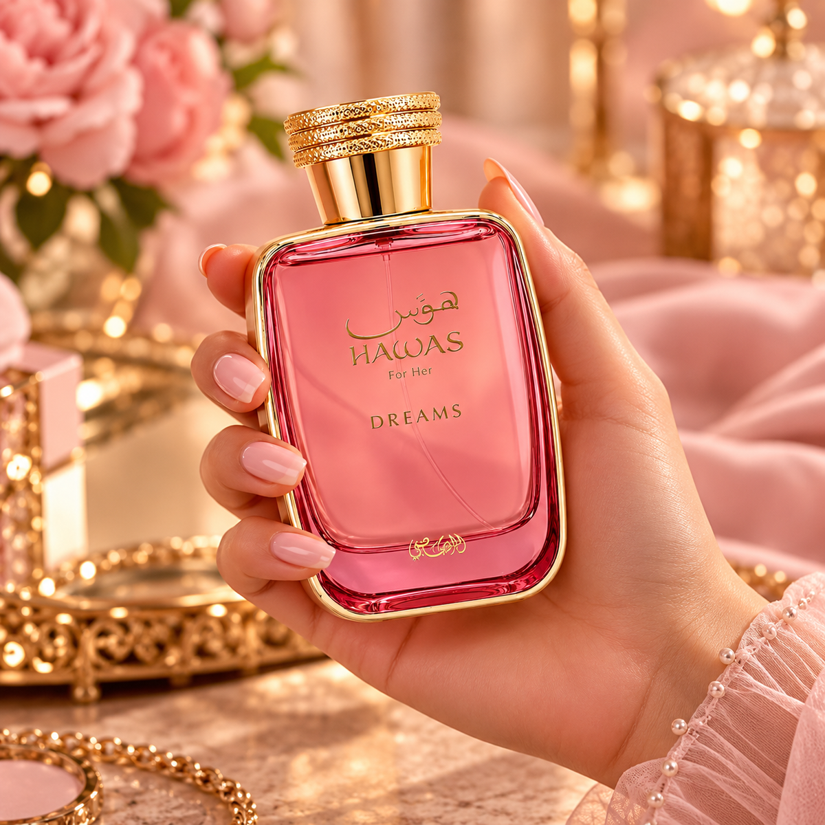 Rasasi Hawas Dreams Eau de Parfum for Women 3.4 Ounce