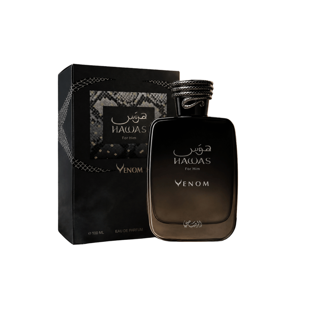 Rasasi Hawas Venom Eau de Parfum Spray for Men 3.4 Ounce