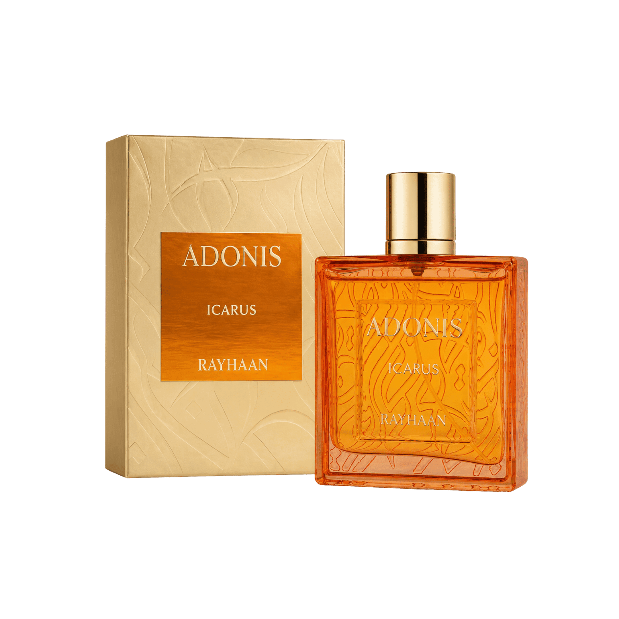 Rayhaan Adonis Icarus Eau de Parfum for men 3.4 oz bottle with retail box
