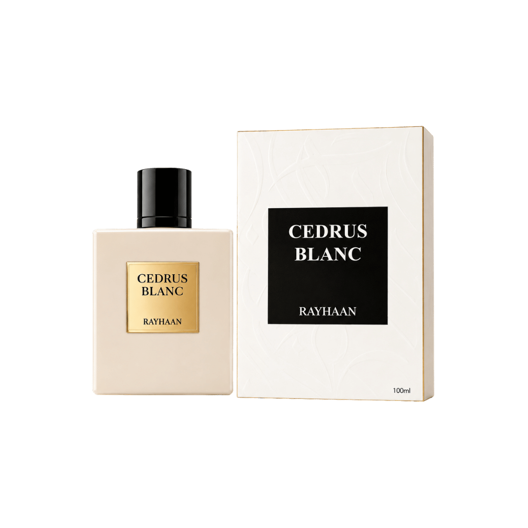 Rayhaan Cedrus Blanc Eau de Parfum Spray for Unisex, 3.4 Ounce