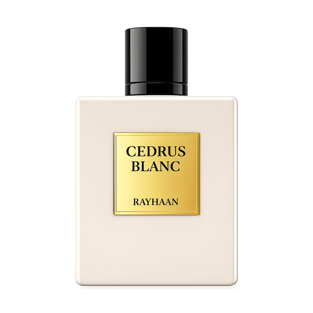 Rayhaan Cedrus Blanc Eau de Parfum Spray for Unisex, 3.4 Ounce