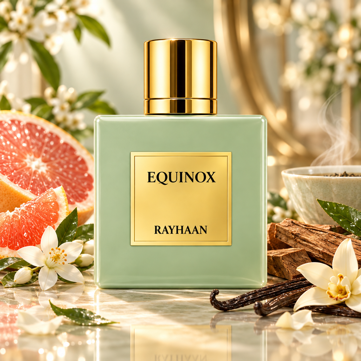 Rayhaan Equinox Eau de Parfum Spray for Unisex 3.4 Ounce