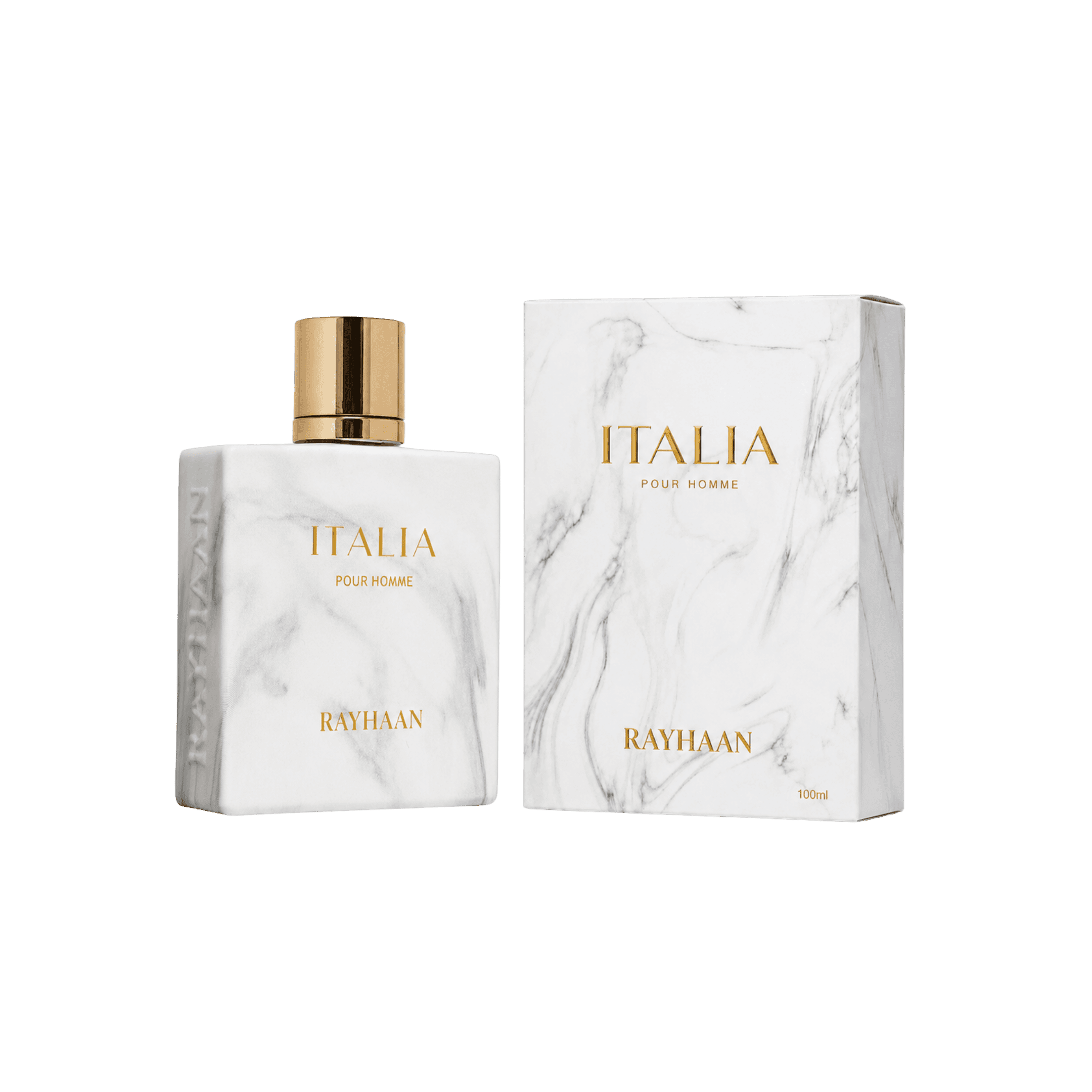 Rayhaan Italia Eau de Parfum for men 3.4 oz bottle with retail box