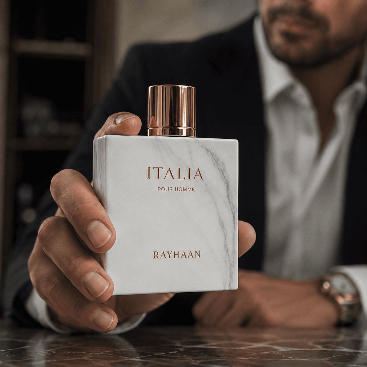 Rayhaan Italia Eau de Parfum fragrance notes and scent profile for men