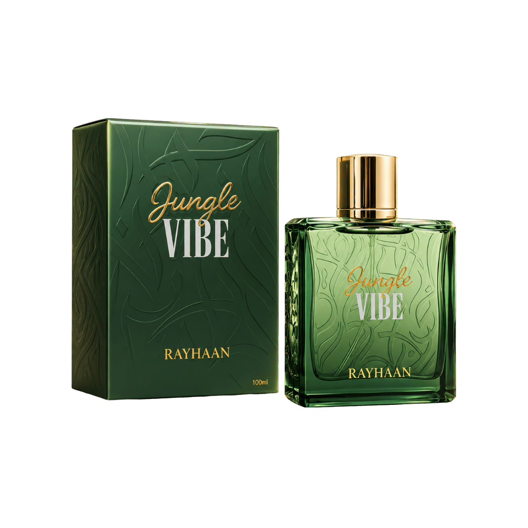 Rayhaan Jungle Vibe Eau de Parfum for Unisex, 3.4 Ounce