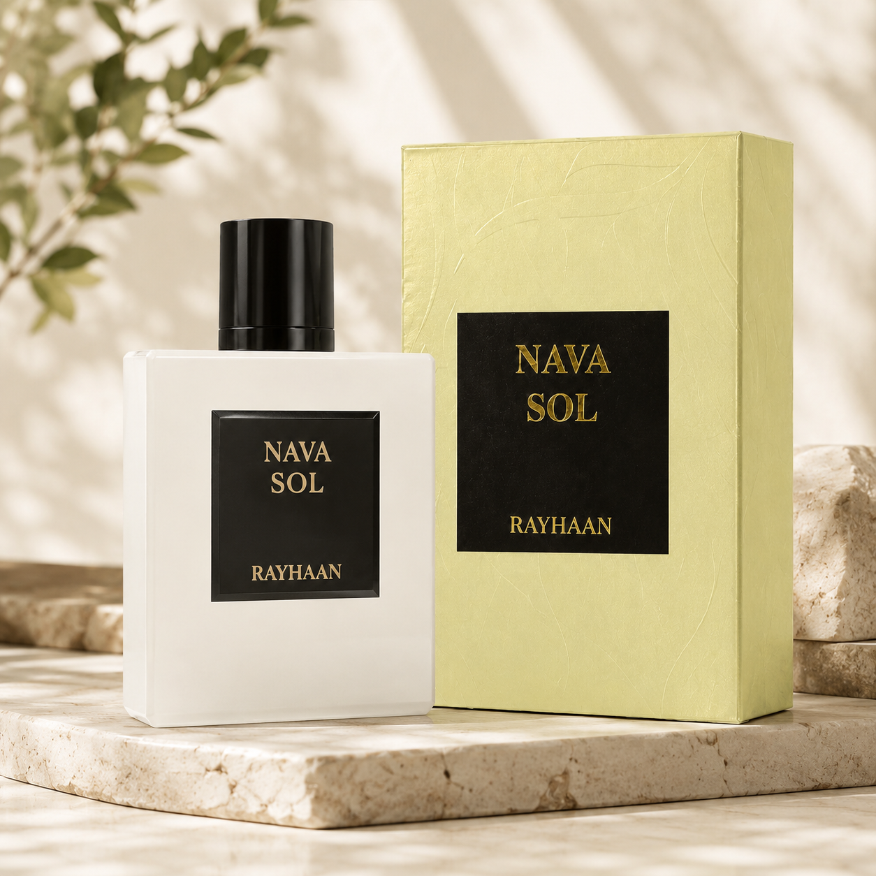 Rayhaan Nava Sol Eau de Parfum Spray for Unisex, 3.4 Ounce