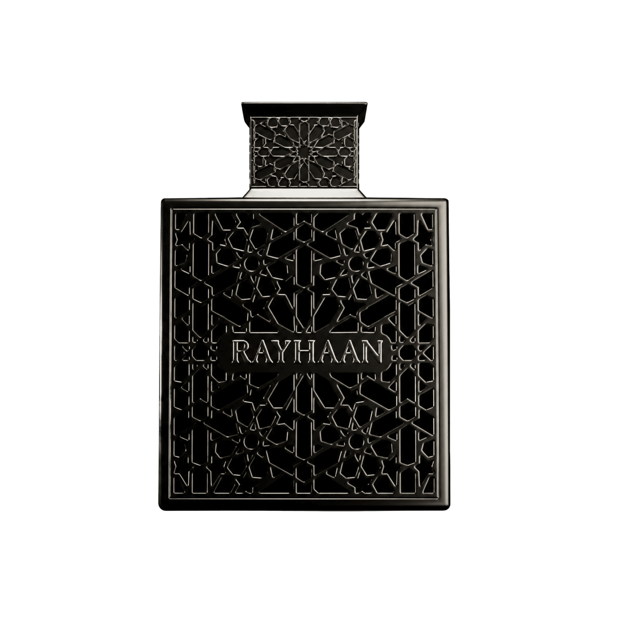 Rayhaan Obsidian Eau de Parfum 3.4 oz fragrance bottle for men